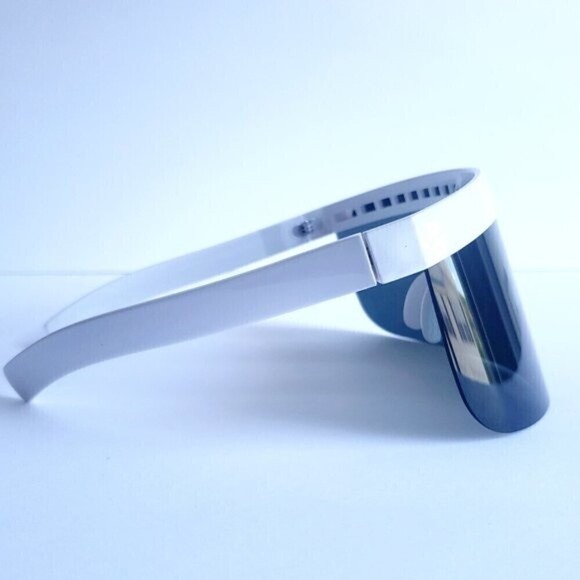 Oversized Fashion Sun Visor Unisex Sunglasses UV Lens - Picture 3 of 6